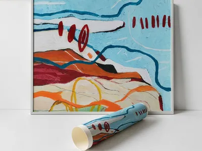 Photo 6 of 8 — Abstract Landscape No. 2 — Giclée Print