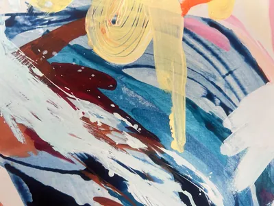 Photo 7 of 10 — Abstract Ocean Diptych — Giclée Print