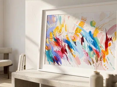 Colourful Abstract — Giclée Print — Art print