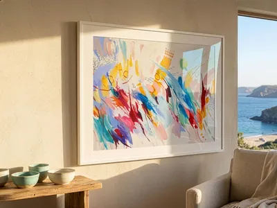 Photo 3 of 10 — Colourful Abstract — Giclée Print