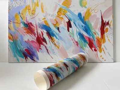 Photo 4 of 10 — Colourful Abstract — Giclée Print