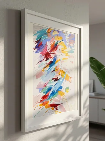 Photo 5 of 10 — Colourful Abstract — Giclée Print
