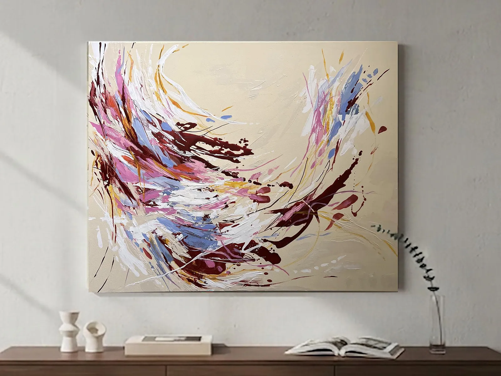 Fragments of Movement — Original painting