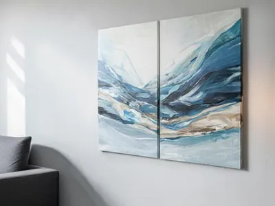 Photo 6 of 10 — Mountain Landscape Diptych